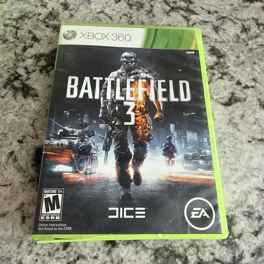 Xbox 360 Game Lot Battlefield 3, Max Payne, Grand Theft Auto
